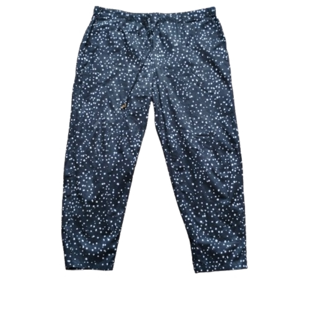 New Aileen Fisher Polka Dot Organic Cotton Pants (Size L)